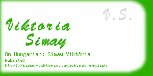 viktoria simay business card